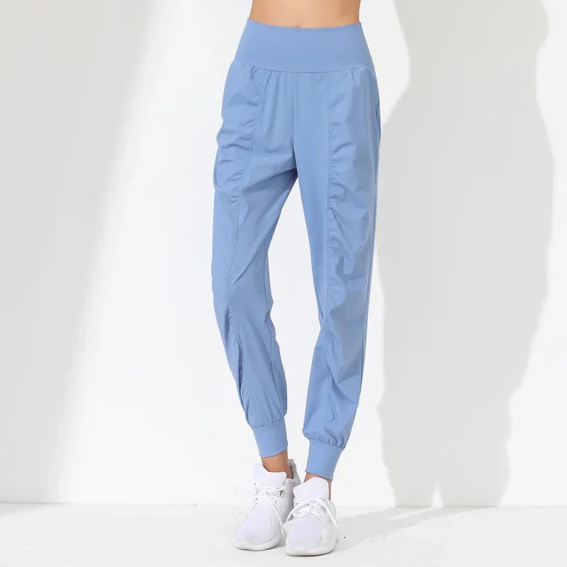Calça de Nylon com Elastano e Secagem Rápida Lenogue Azul / p